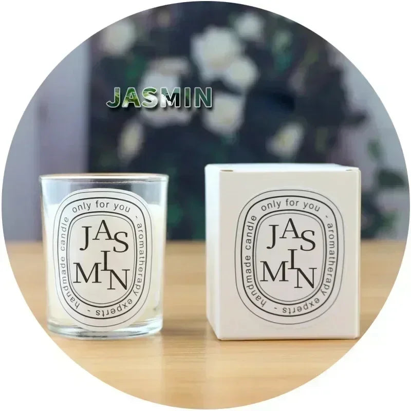 Romantic Transparent Scented Candle – Aromatic Fragrance Candle in Clear Jar – Wedding Guest Gift, Home Decor & Special Occasion Candlelight
