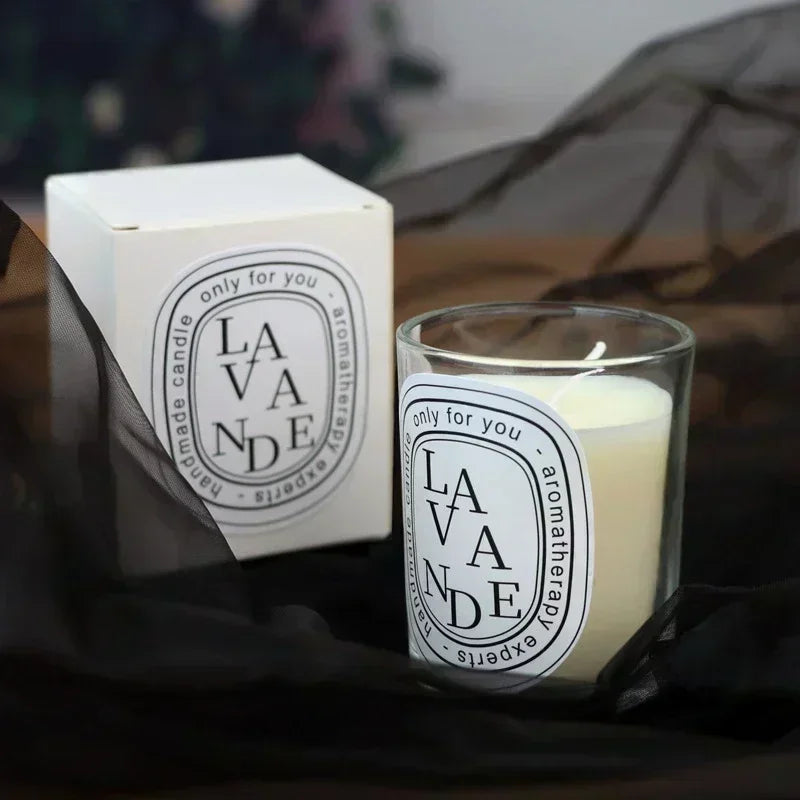Romantic Transparent Scented Candle – Aromatic Fragrance Candle in Clear Jar – Wedding Guest Gift, Home Decor & Special Occasion Candlelight