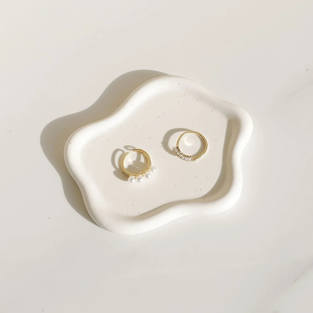 Ceramic Jewelry Tray, Cloud Shape Trinket Dish Vanity Organizer Tray For Jewelry, Ring Trinket Dish, Key Tray Jewelry Holder